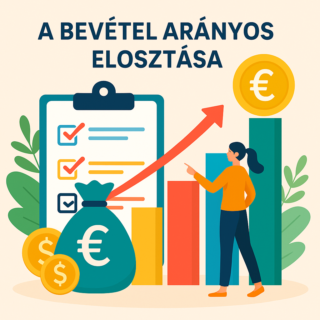a bevétel arányos elosztása